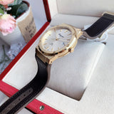 Salvatore Ferragamo F-80 Classic Silver Dial Brown Leather Strap Watch for Men - SFDT00419 Buy Now By Salvatore Ferragamo