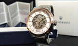 Maserati Epoca Automatic White Dial Silver Mesh Bracelet Watch For Men - R8823118001 Buy Now By Maserati