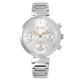 Hugo Boss Flawless Silver Dial Silver Steel Strap Watch for Women - 1502530 Buy Now By Hugo Boss