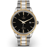 Tudor Style Automatic Black Dial Two Tone Steel Strap Watch for Men - M12713-0005 Buy Now By Tudor