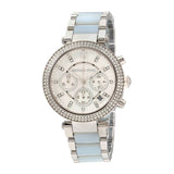 Michael Kors Parker White Dial Two Tone Steel Strap Watch for Women - MK6138 Buy Now By Michael Kors