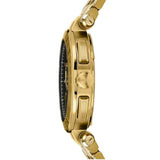 Versace Aion Chronograph Black Dial Gold Steel Strap Watch For Men - VE1D01721 Buy Now By Versace