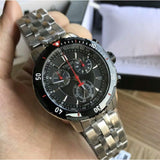 Tissot PRS 200 Chronograph Grey Dial Silver Steel Strap Watch For Men - T067.417.21.051.00 Buy Now By Tissot