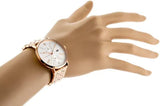 Tommy Hilfiger Jenna Quartz White Dial Rose Gold Steel Strap Watch for Women - 1782070 Buy Now By Tommy Hilfiger