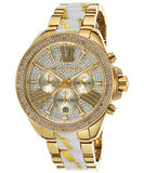 Michael Kors Wren Diamonds Gold Dial Two Tone Steel Strap Watch for Women - MK6157 Buy Now By Michael Kors