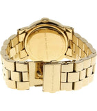 Marc Jacobs Amy Glitz Black Dial Gold Steel Strap Watch for Women - MBM3334 Buy Now By Marc Jacobs
