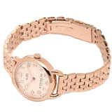 Coach Delancey White Dial Rose Gold Steel Strap Watch for Women - 14502242 Buy Now By Coach