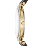 Michael Kors Darci Gold Dial Brown Two Tone Steel Strap Watch for Women - MK4326 Buy Now By Michael Kors