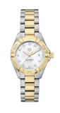 Tag Heuer Aquaracer Diamonds Mother of Pearl Dial Two Tone Steel Strap Watch for Men - WBD1422.BB0321 Buy Now By Tag Heuer