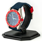 Emporio Armani Sigma Quartz Blue Dial Blue Silicone Strap Watch For Men - AR11217 Buy Now By Emporio Armani
