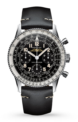 Breitling Navitimer Ref. 806 1959 Re-Edition Black Dial Brown Leather Strap Watch for Men - AB0910371B1X1 Buy Now By Breitling