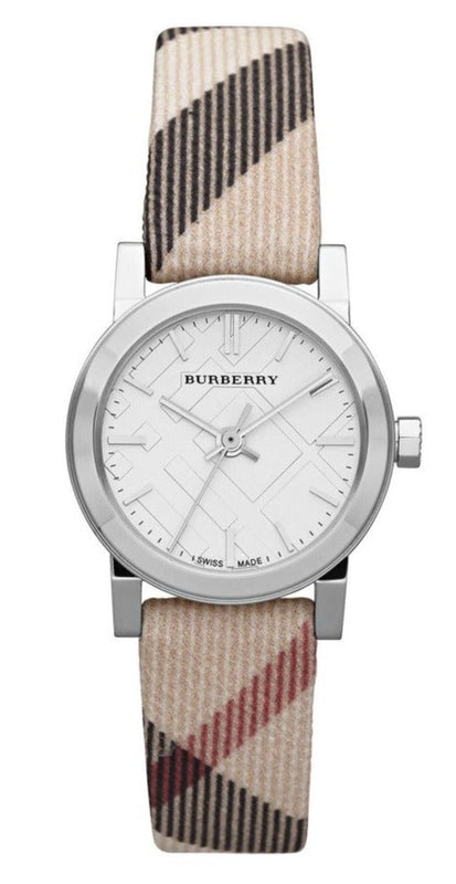 Burberry The City Nova Silver Dial Brown Leather Strap Watch for Women - BU9212 Buy Now By Burberry
