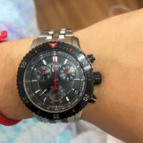 Tissot PRS 200 Chronograph Grey Dial Silver Steel Strap Watch For Men - T067.417.21.051.00 Buy Now By Tissot