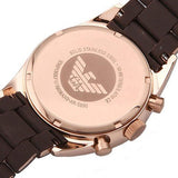 Emporio Armani Sport Chronograph Brown Dial Brown Stainless Steel Watch For Men - AR5890 Buy Now By Emporio Armani