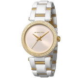 Michael Kors Delray Rose Gold Dial White Steel Strap Watch for Women - MK4315 Buy Now By Michael Kors