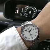 Tissot T Classic Le Locle Automatic White Dial Silver Steel Strap Watch For Men - T41.1.483.33 Buy Now By Tissot