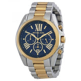 Michael Kors Bradshaw Blue Dial Two Tone Steel Strap Watch for Women - MK5606 Buy Now By Michael Kors