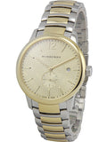 Burberry The Classic Gold Dial Two Tone Steel Strap Watch for Men - BU10011 Buy Now By Burberry