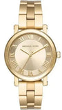 Michael Kors Slim Runway Gold Dial Gold Steel Strap Watch For Women - MK3456 Buy Now By Michael Kors