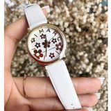 Marc Jacobs Roxy White Dial White Leather Strap Watch for Women - MJ1607 Buy Now By Marc Jacobs