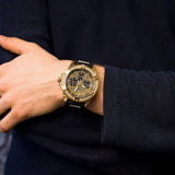 Guess Frontier Crystals Black Dial Black Silicone Strap Watch For Men - W1132G1 Buy Now By Guess