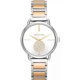 Michael Kors Silver Dial Two Tone Steel Strap Watch for Women - MK3679 Buy Now By Michael Kors