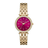 Michael Kors Darci Pink Dial Gold Steel Strap Watch for Women - MK3444 Buy Now By Michael Kors