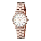 Marc Jacobs Baker Dexter White Dial Rose Gold Steel Strap Watch for Women - MBM3443 Buy Now By Marc Jacobs
