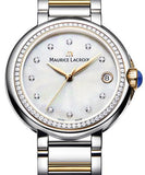 Maurice Lacroix Fiaba Date Diamonds White Mother of Pearl Dial Two Tone Steel Strap Watch for Women - FA1007-PVP23-170-1 Buy Now By Maurice Lacroix