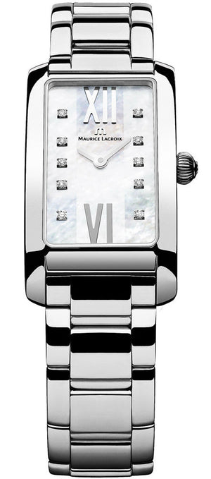 Maurice Lacroix Fiaba Mother of Pearl Dial Silver Steel Strap Watch for Women - FA2164-SS002-170 Buy Now By Maurice Lacroix