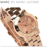 Marc Jacobs Amy Rose Gold Dial Rose Gold Steel Strap Watch for Women - MBM3219 Buy Now By Marc Jacobs