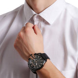 Diesel Mega Chief Chronograph Black Dial Black Steel Strap Watch For Men - DZ4309 Buy Now By Diesel