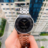 Tissot Chemin Des Tourelles Powermatic 80 Black Dial Silver Steel Strap Watch For Men - T099.407.11.058.00 Buy Now By Tissot