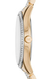 Michael Kors Lauryn Crystal Pave Black Dial Two Tone Steel Strap Watch For Women - MK4403 Buy Now By Michael Kors