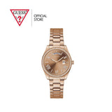 Guess Luna Diamonds Rose Gold Dial Rose Gold Steel Strap Watch for Women - GW0307L3 Buy Now By Guess