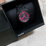 Marc Jacobs Pelly Black Dial Black Silicone Strap Watch for Women - MBM2517 Buy Now By Marc Jacobs