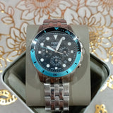 Fossil FB-01 Chronograph Black Dial Silver Steel Strap Watch for Men - FS5827 Buy Now By Fossil