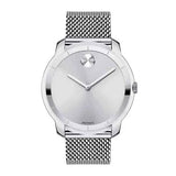 Movado Bold Silver Dial Silver Mesh Bracelet Watch For Men - 3600260 Buy Now By Movado