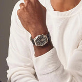 Citizen Tsuyosa Automatic Grey Dial Black Leather Strap Watch for Men - NK5010-01H Buy Now By Citizen