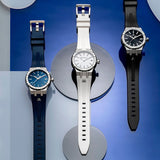 Maurice Lacroix Aikon Automatic Date Blue Dial Blue Silicone Strap Watch For Men - AI6008-SS000-430-4 Buy Now By Maurice Lacroix