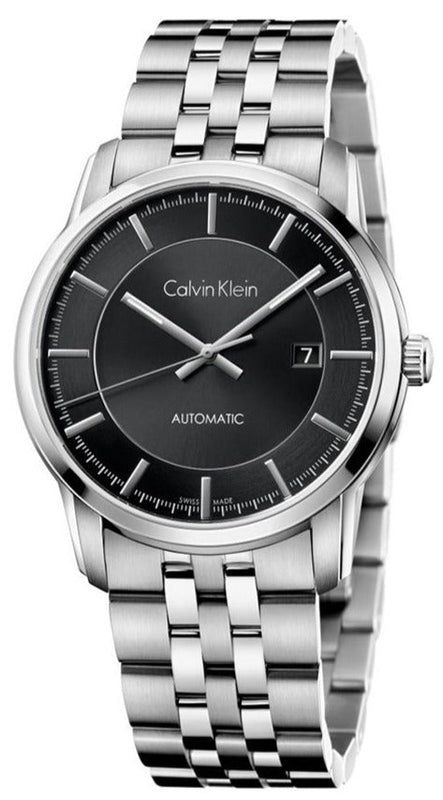 Calvin Klein Infinity Black Dial Silver Steel Strap Watch for Men - K5S34141 Buy Now By Calvin Klein