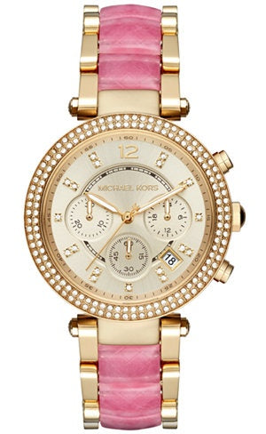 Michael Kors Parker Gold Dial Two Tone Steel Strap Watch for Women - MK6363 Buy Now By Michael Kors