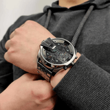 Diesel Uber Chief Black Dial Grey Stainless Steel Strap Watch For Men - DZ7372 Buy Now By Diesel