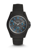 Fossil Popstastic Sport Black Dial Black Rubber Strap Watch for Men - FS5222 Buy Now By Fossil