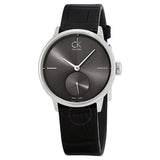 Calvin Klein Accent Black Dial Black Leather Strap Watch for Women - K2Y231C3 Buy Now By Calvin Klein