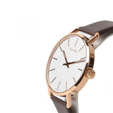 Calvin Klein Even Silver Dial Brown Leather Strap Watch for Men - K7B216G6 Buy Now By Calvin Klein