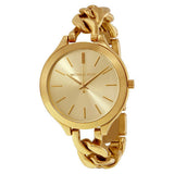 Michael Kors Runway Gold Dial Gold Steel Strap Watch for Women - MK3222 Buy Now By Michael Kors