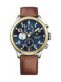 Tommy Hilfiger Sport Multifunction Blue Dial Brown Leather Strap Watch for Men - 1791137 Buy Now By Tommy Hilfiger
