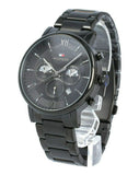 Tommy Hilfiger Evan Chronograph Quartz Black Dial Black Steel Strap Watch For Men - 1710410 Buy Now By Tommy Hilfiger