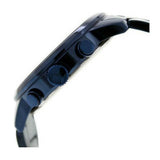 Guess Horizon Chronograph Black Dial Blue Steel Strap Watch For Men - W0379G5 Buy Now By Guess